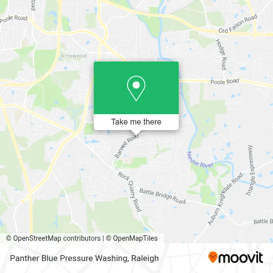 Panther Blue Pressure Washing map