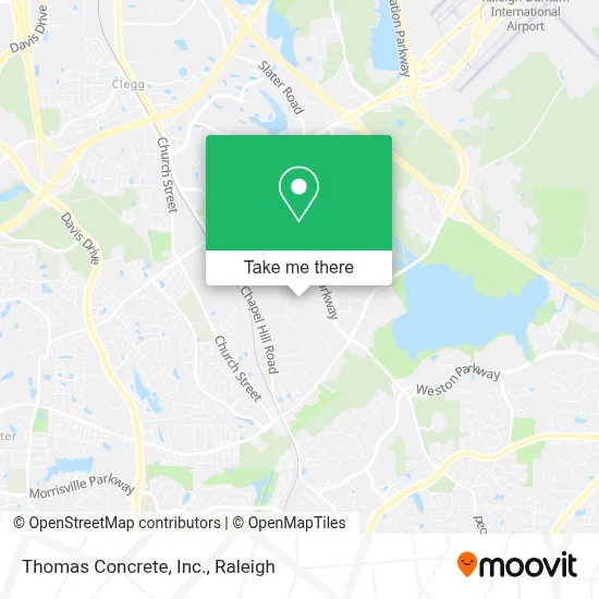 Thomas Concrete, Inc. map
