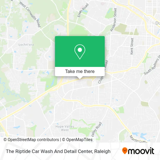 The Riptide Car Wash And Detail Center map