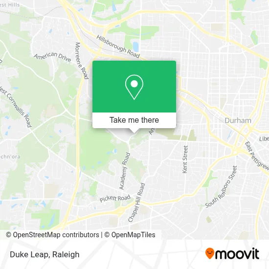 Duke Leap map