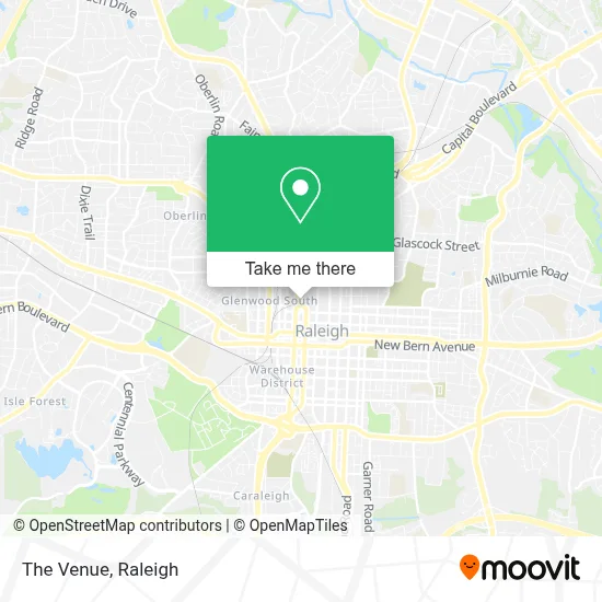 The Venue map