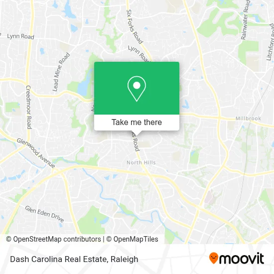 Dash Carolina Real Estate map