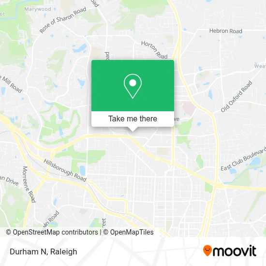 Durham N map