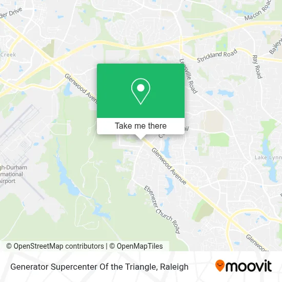 Generator Supercenter Of the Triangle map