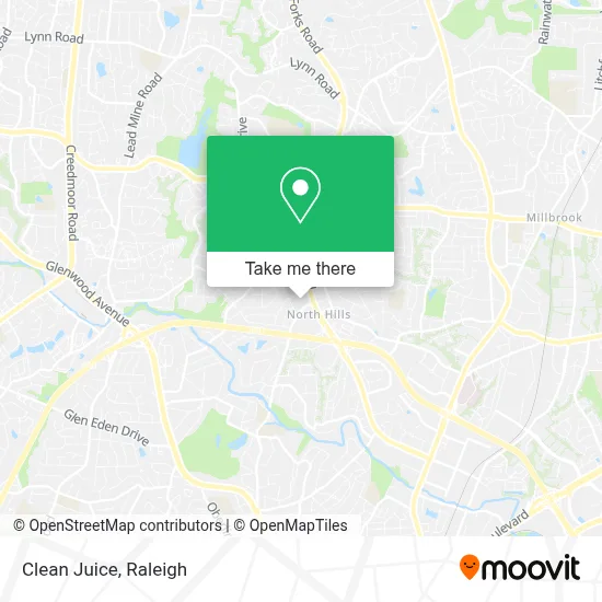 Clean Juice map