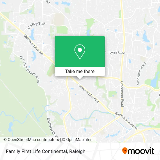 Family First Life Continental map