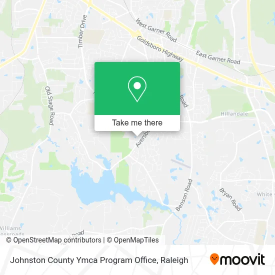 Johnston County Ymca Program Office map