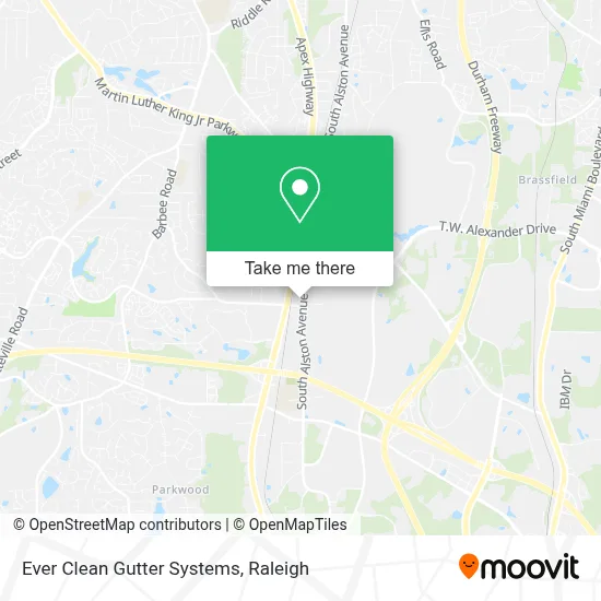 Ever Clean Gutter Systems map