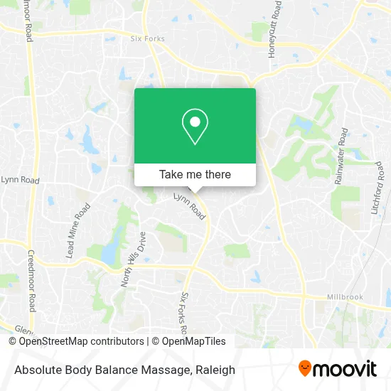 Absolute Body Balance Massage map