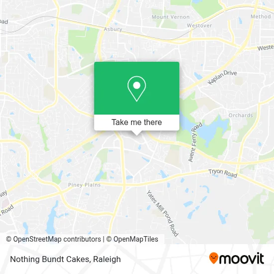 Nothing Bundt Cakes map