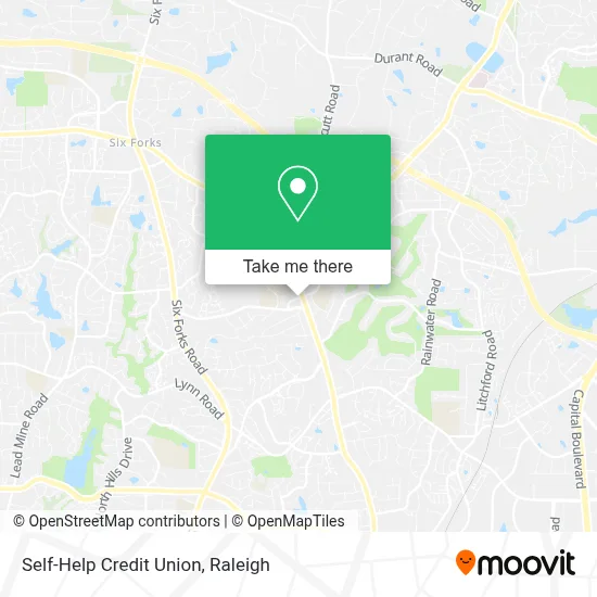 Self-Help Credit Union map