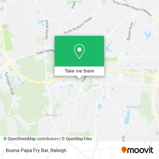 Buena Papa Fry Bar map