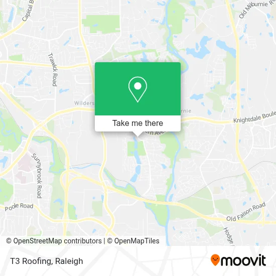 T3 Roofing map