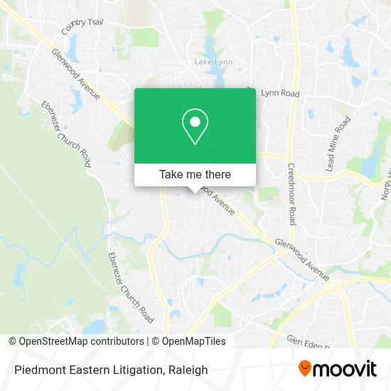 Piedmont Eastern Litigation map