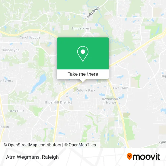 Atm Wegmans map