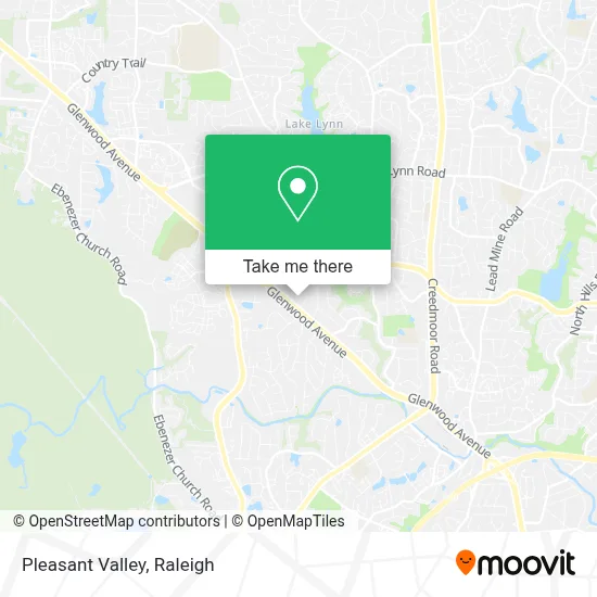 Pleasant Valley map