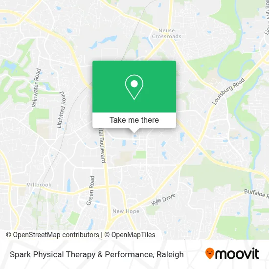 Spark Physical Therapy & Performance map