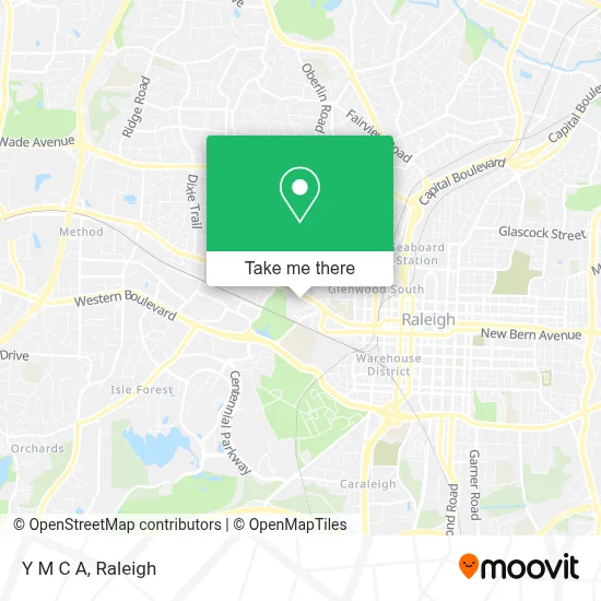 Y M C A map