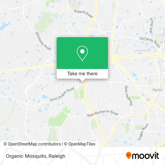 Organic Mosquito map