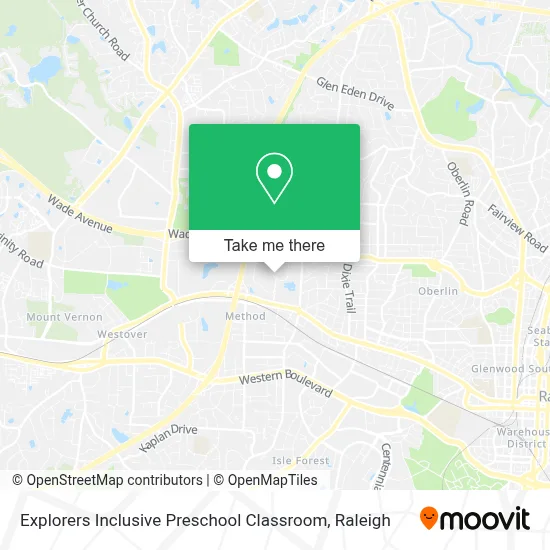 Explorers Inclusive Preschool Classroom map