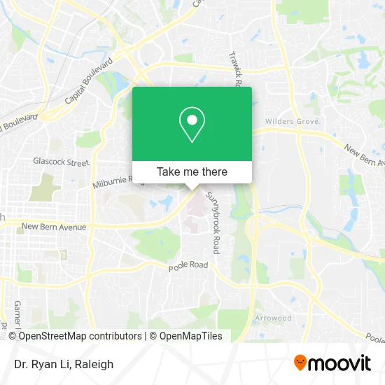 Dr. Ryan Li map