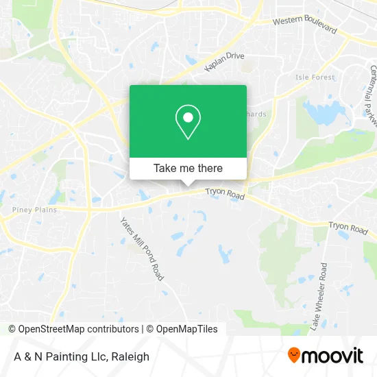 A & N Painting Llc map