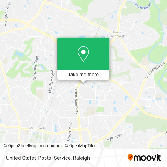 United States Postal Service map