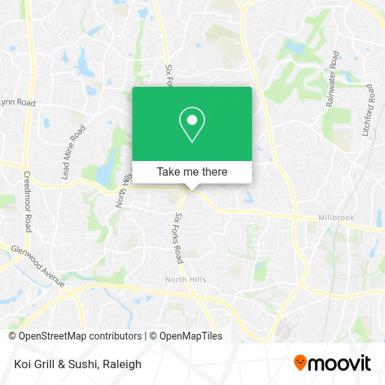 Koi Grill & Sushi map