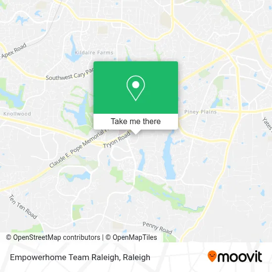 Empowerhome Team Raleigh map
