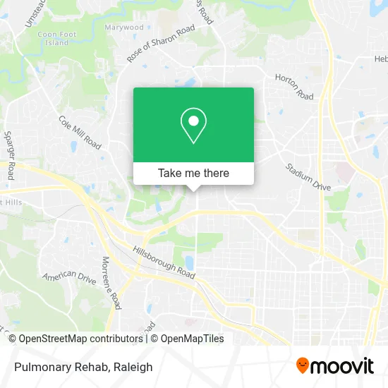 Pulmonary Rehab map