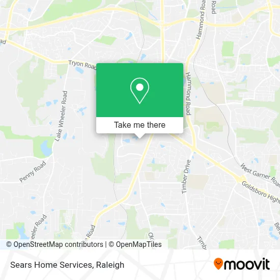 Sears Home Services map
