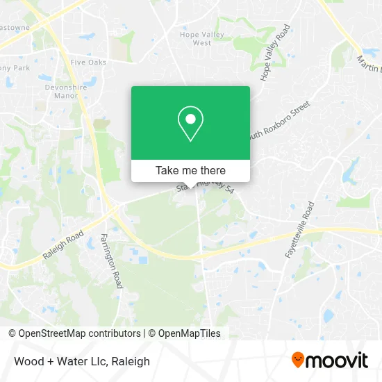Wood + Water Llc map