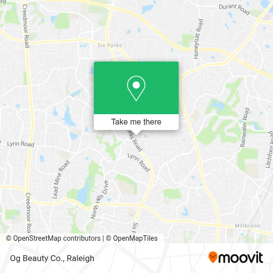 Og Beauty Co. map