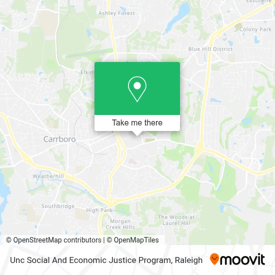 Unc Social And Economic Justice Program map