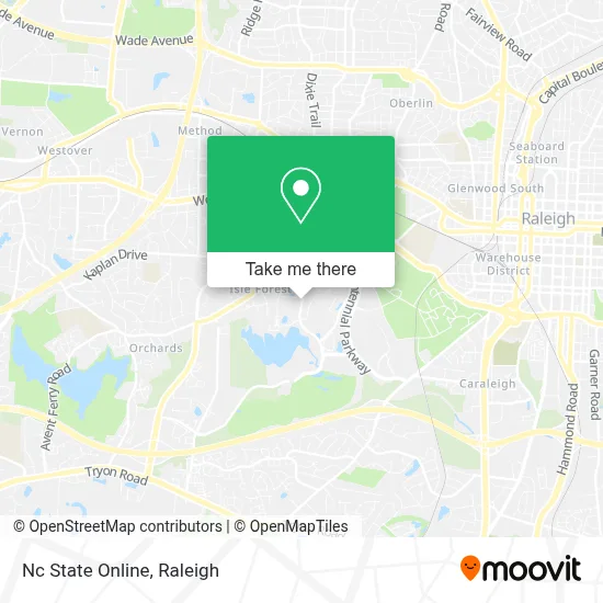 Nc State Online map