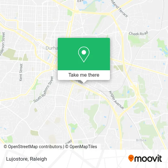 Lujostore map