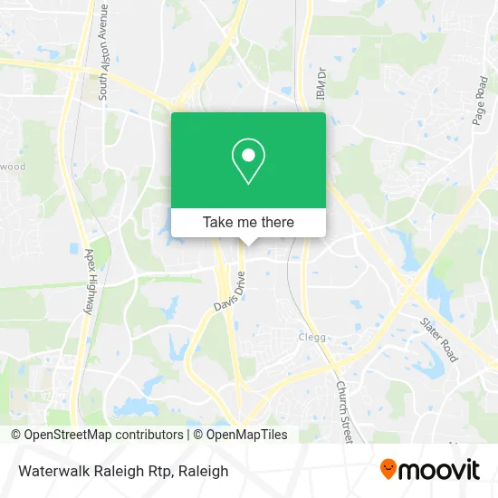 Waterwalk Raleigh Rtp map