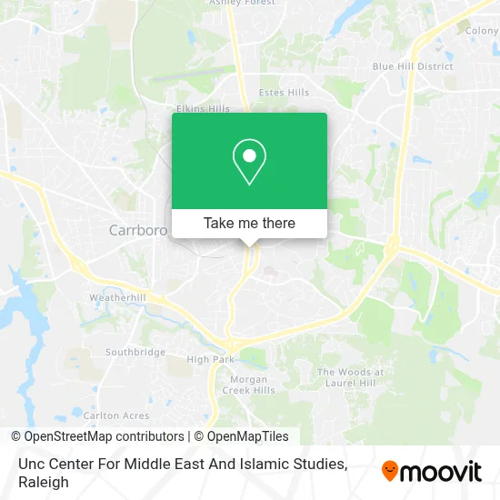 Unc Center For Middle East And Islamic Studies map
