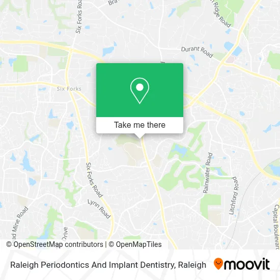 Raleigh Periodontics And Implant Dentistry map
