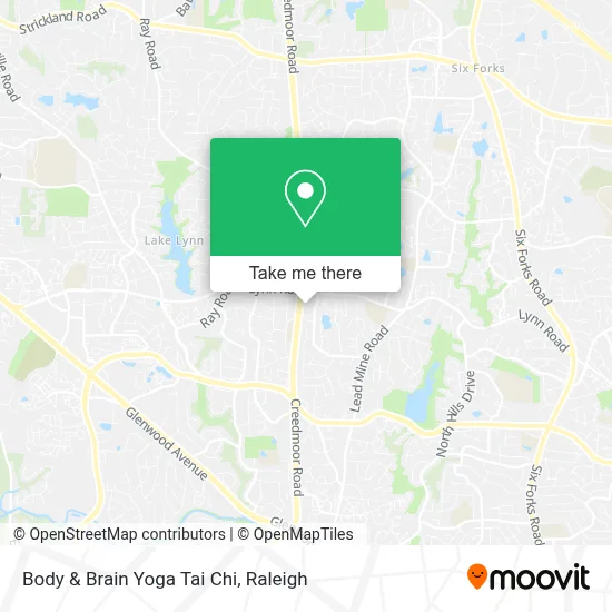 Body & Brain Yoga Tai Chi map