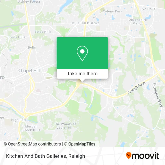 Kitchen And Bath Galleries map