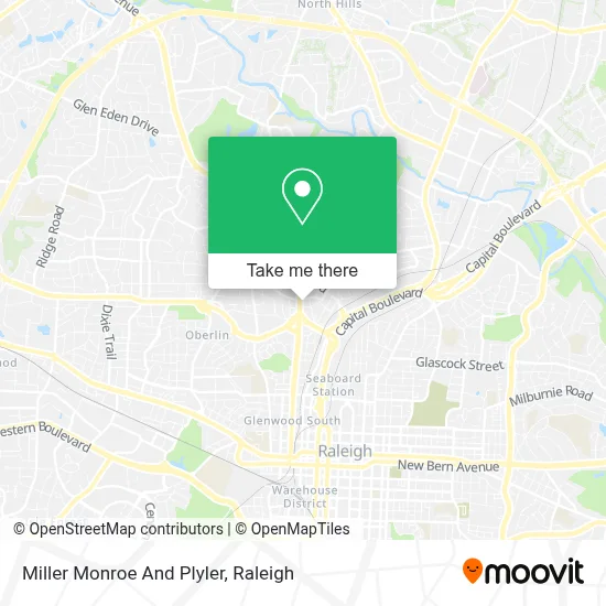 Miller Monroe And Plyler map
