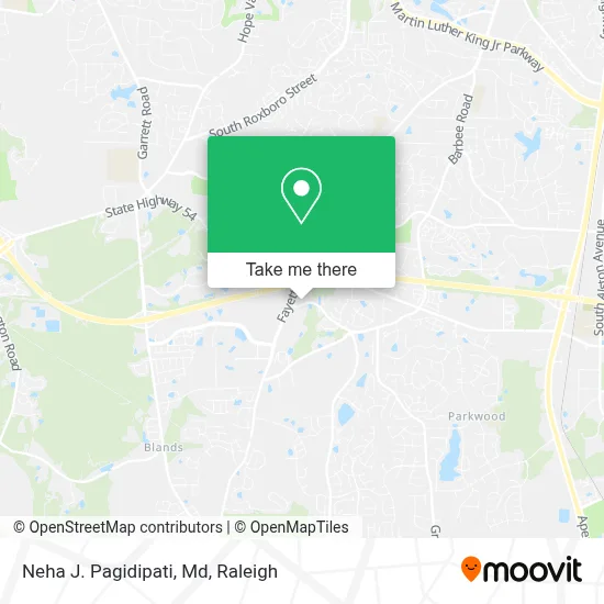 Neha J. Pagidipati, Md map