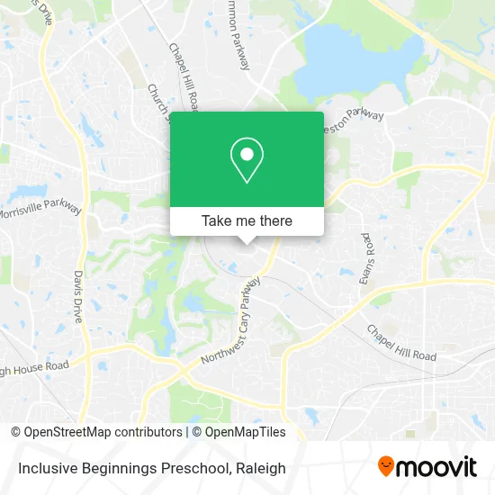 Inclusive Beginnings Preschool map