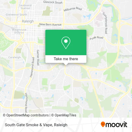 South Gate Smoke & Vape map