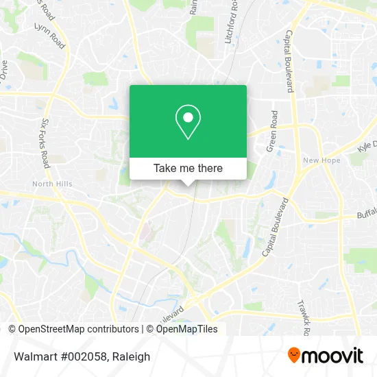 Walmart #002058 map