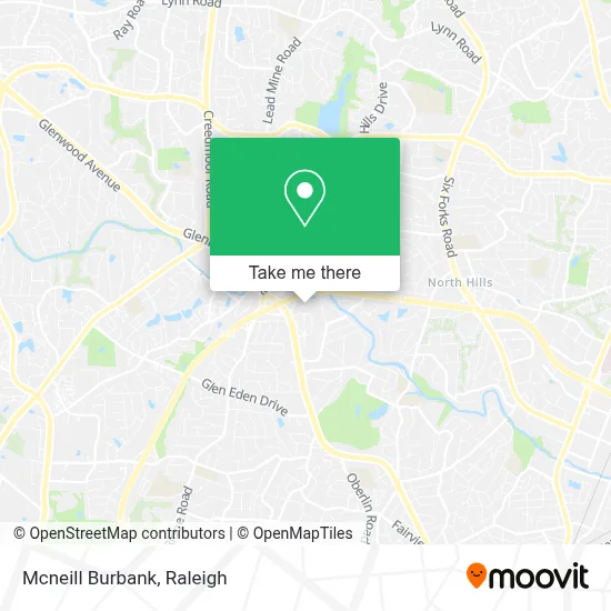 Mcneill Burbank map