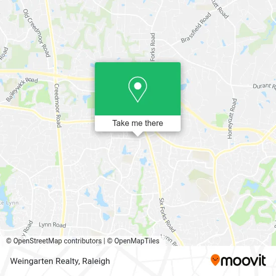 Weingarten Realty map