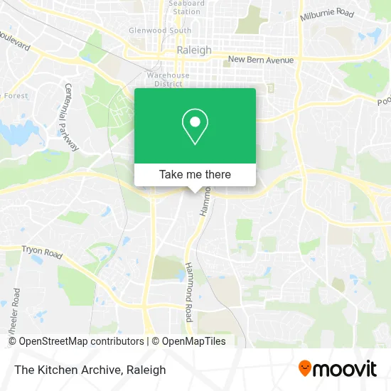 The Kitchen Archive map