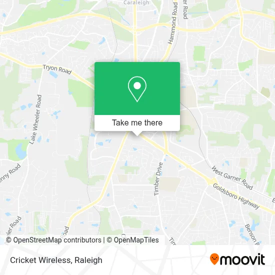 Cricket Wireless map
